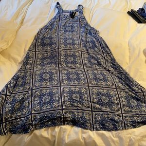 Agnes & Dora blue and white dress